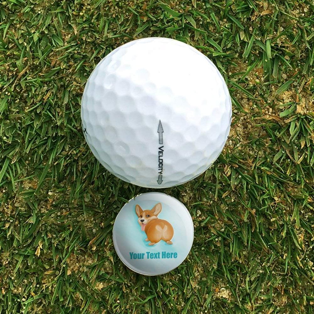 review GRAPHICS & MORE Personalized Custom Corgi Butt 1 Line Golf Hat Clip with Magnetic Ball Marker
