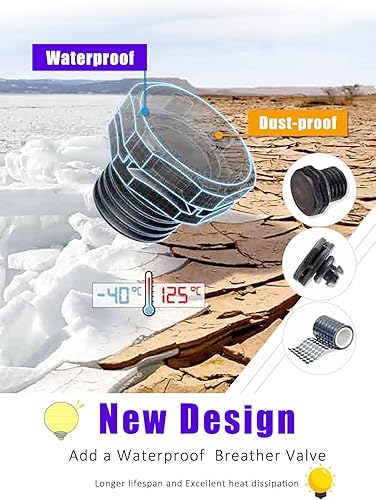 Miniatura 6 de Luces LED mejoradas para lavadora de pared con válvula de respiración impermeable, barra de luz LED YRXC de 36 W, luz diurna impermeable de 5000 K