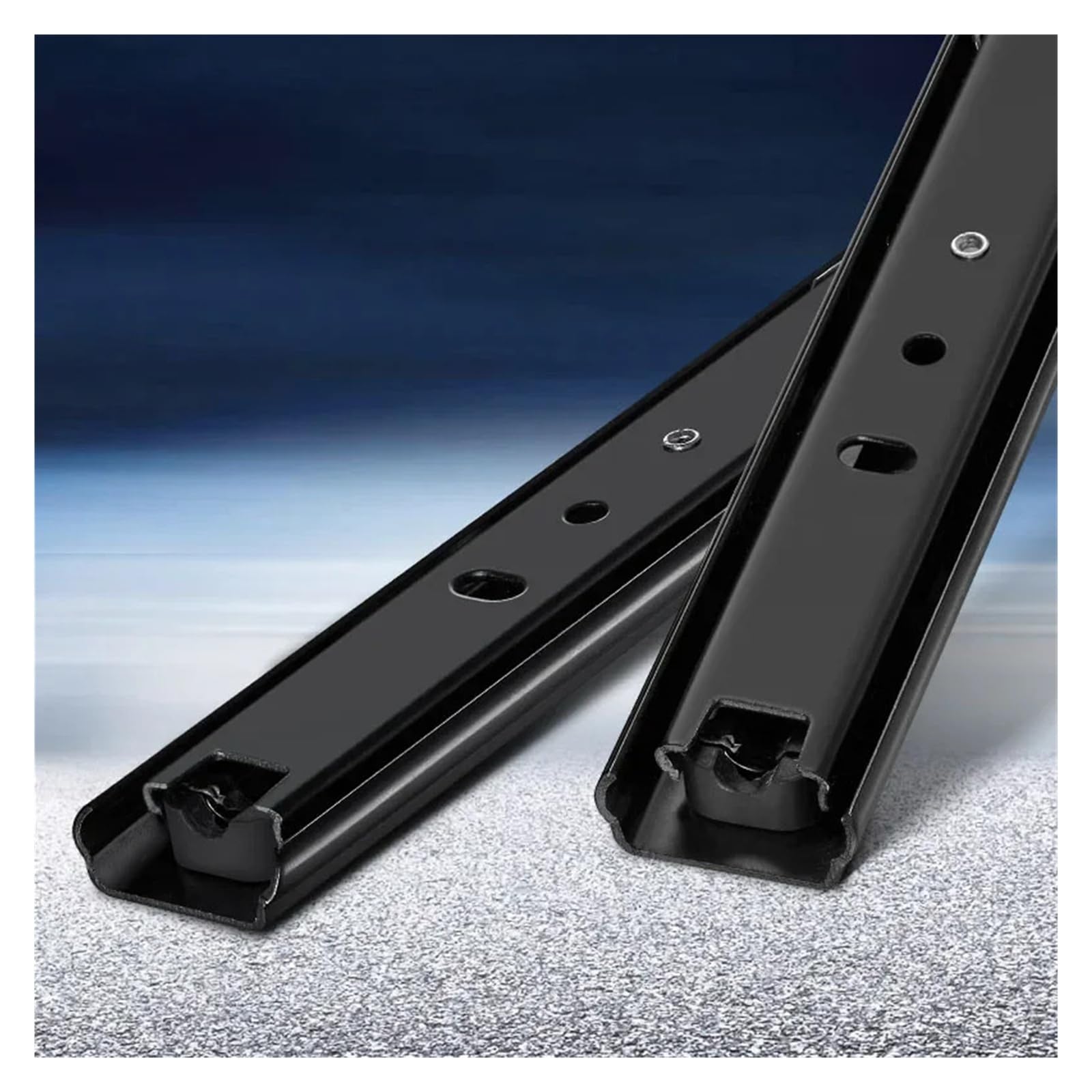 Guide for cassetti laminate a freddo da 8-20 pollici Hardware liscio a 2 sezioni(16 Inch)