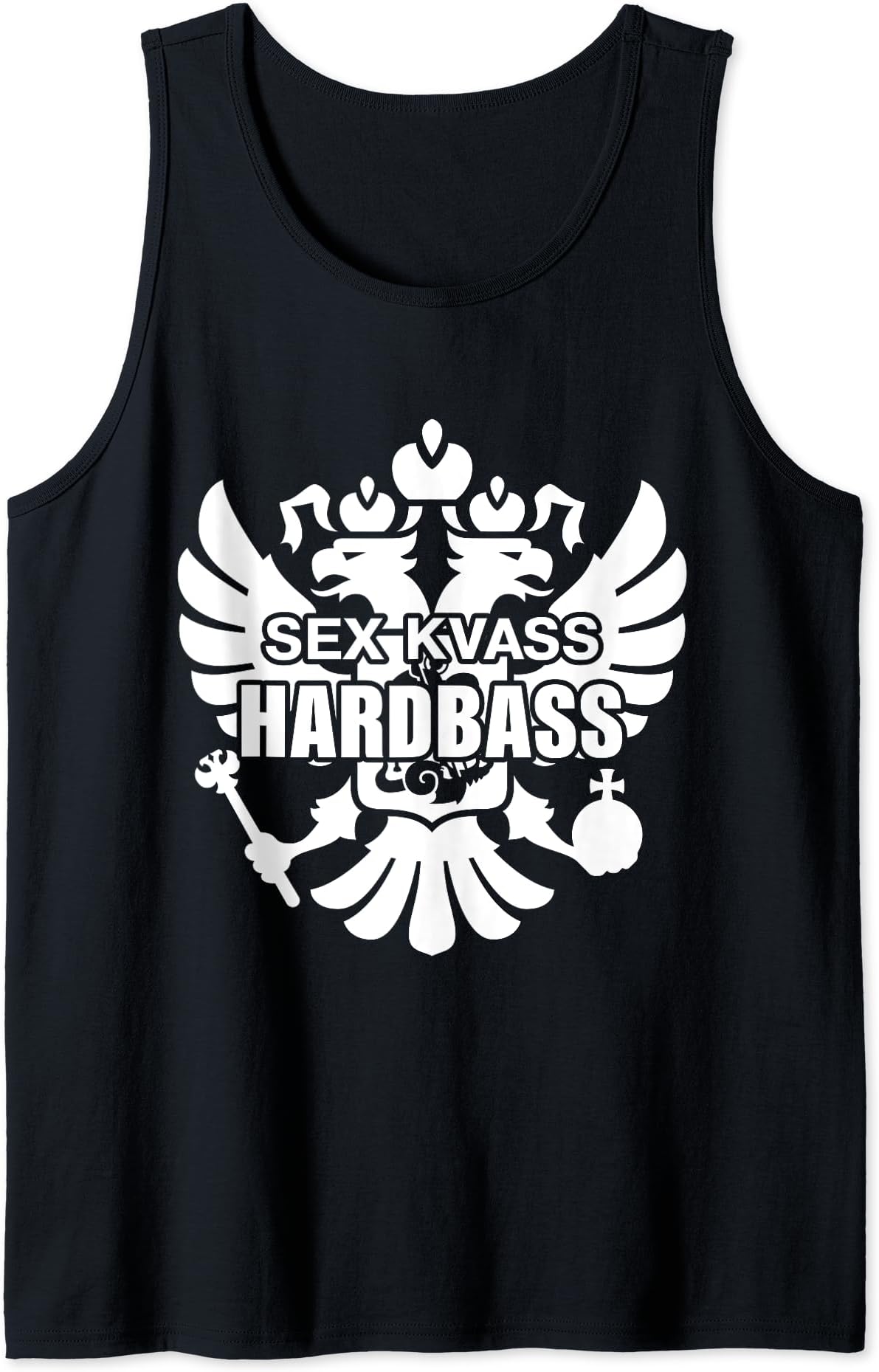 Kvass Hardbass Russian Squat Cyka Blyat Russia USSR Tank Top