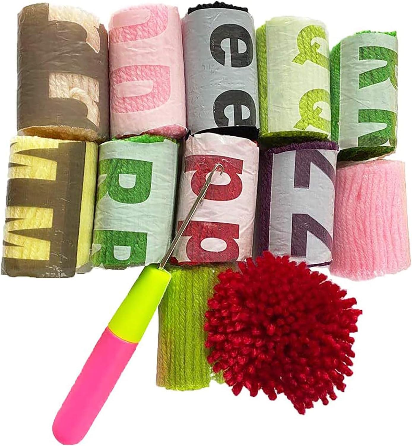 AxiangziK Kits de loquet à crochet 3D,Rouge-gorge de Noël,Kit de