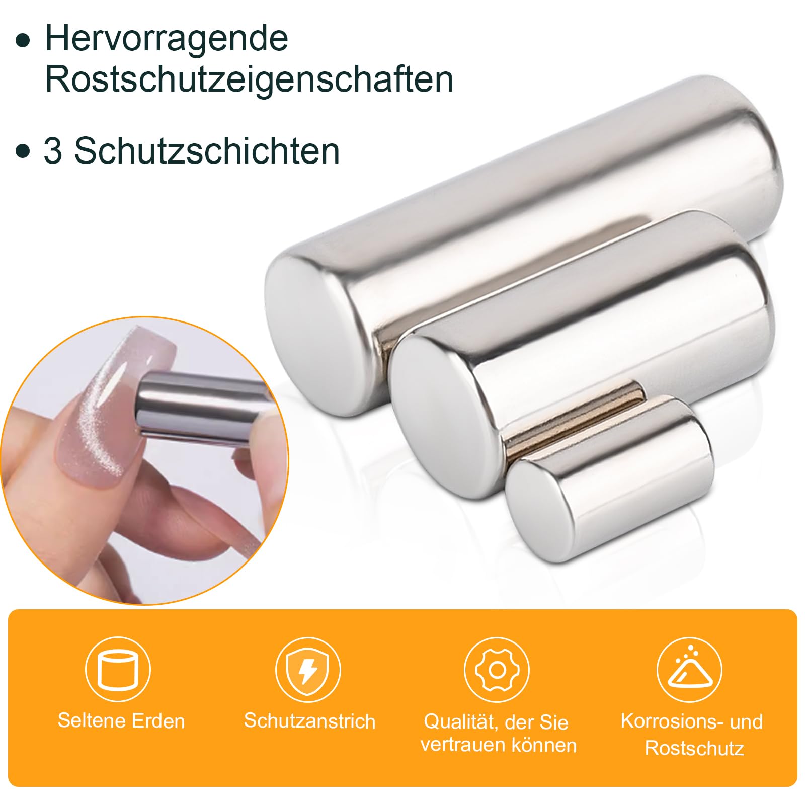 15 Mini Aimants Néodyme Argenté 10x10mm - Puissants Et Polyvalents - Pour Frigo, Tableau Blanc, Bricolage