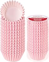 Vista 8 de Caperci - Forros para cupcakes resistentes de tamaño estándar, blancos, 150 unidades - Tazas de hornear para magdalenas de papel resistentes a
