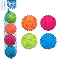 Vista 11 de Best Pet Supplies - Juguete masticable con chirriante interactivo para perros, juguetes ideales para perros que mastican, para perros pequeños
