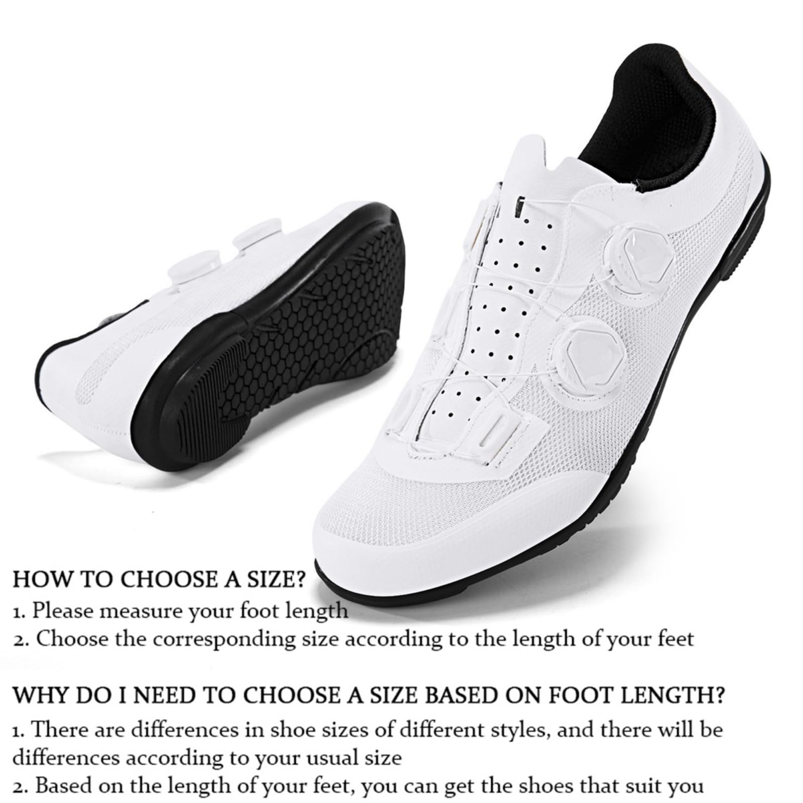 JiuQing Zapatillas Ciclismo Unisex Sin Bloqueo Zapatos Bici Pedales Planos