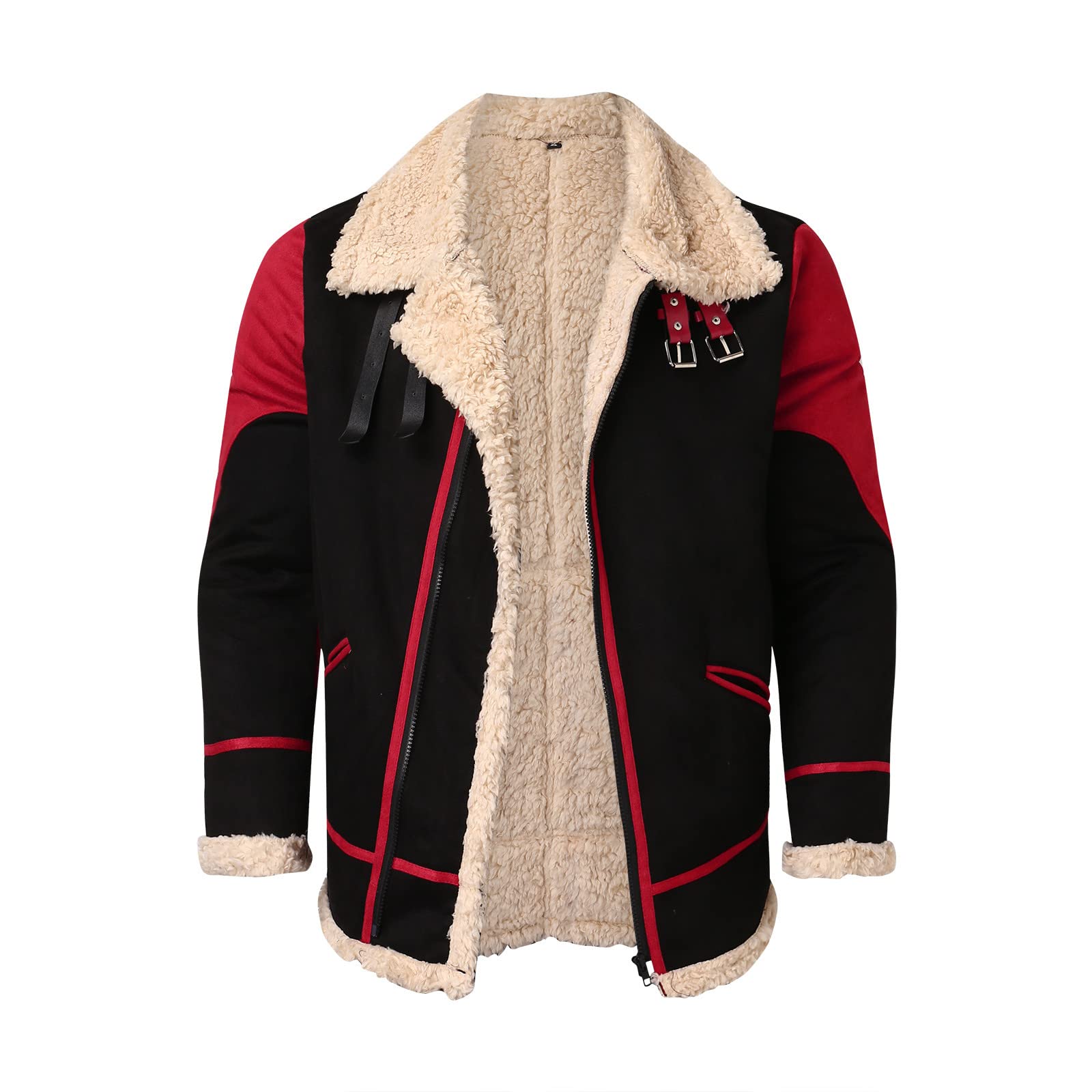 Herren Übergangsjacke Warm Winterjacke mit Innenfleece Winddichte Fliegerjacke Piloten Jacket Winterjacke Herren Weiß Trekking Jacke Herren Herren Mantel Lang Mit Kapuze