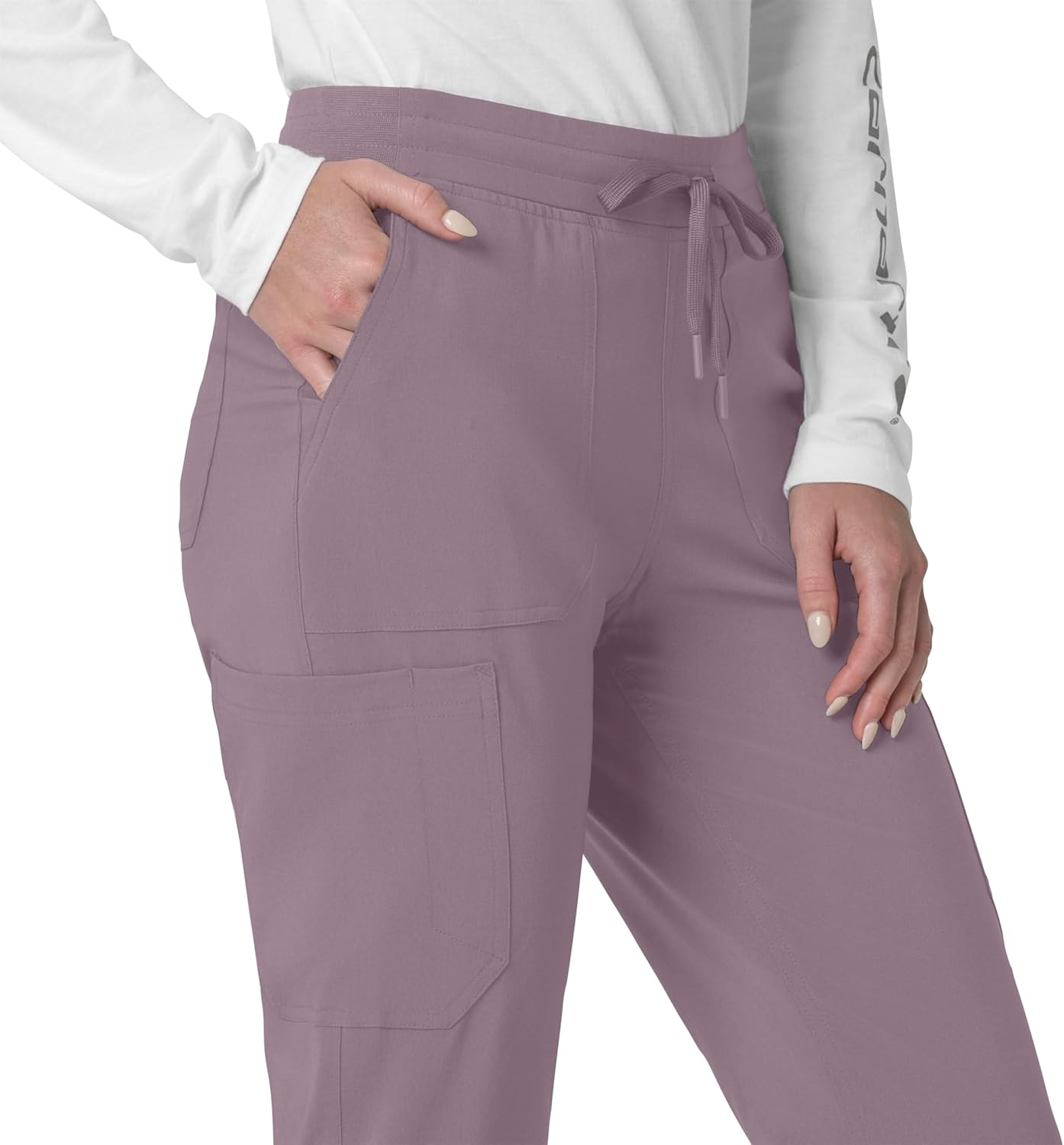 Carhartt Women's Force Cross-Flex Modern Fit Cargo Jogger Scrub Pants - Image 9
