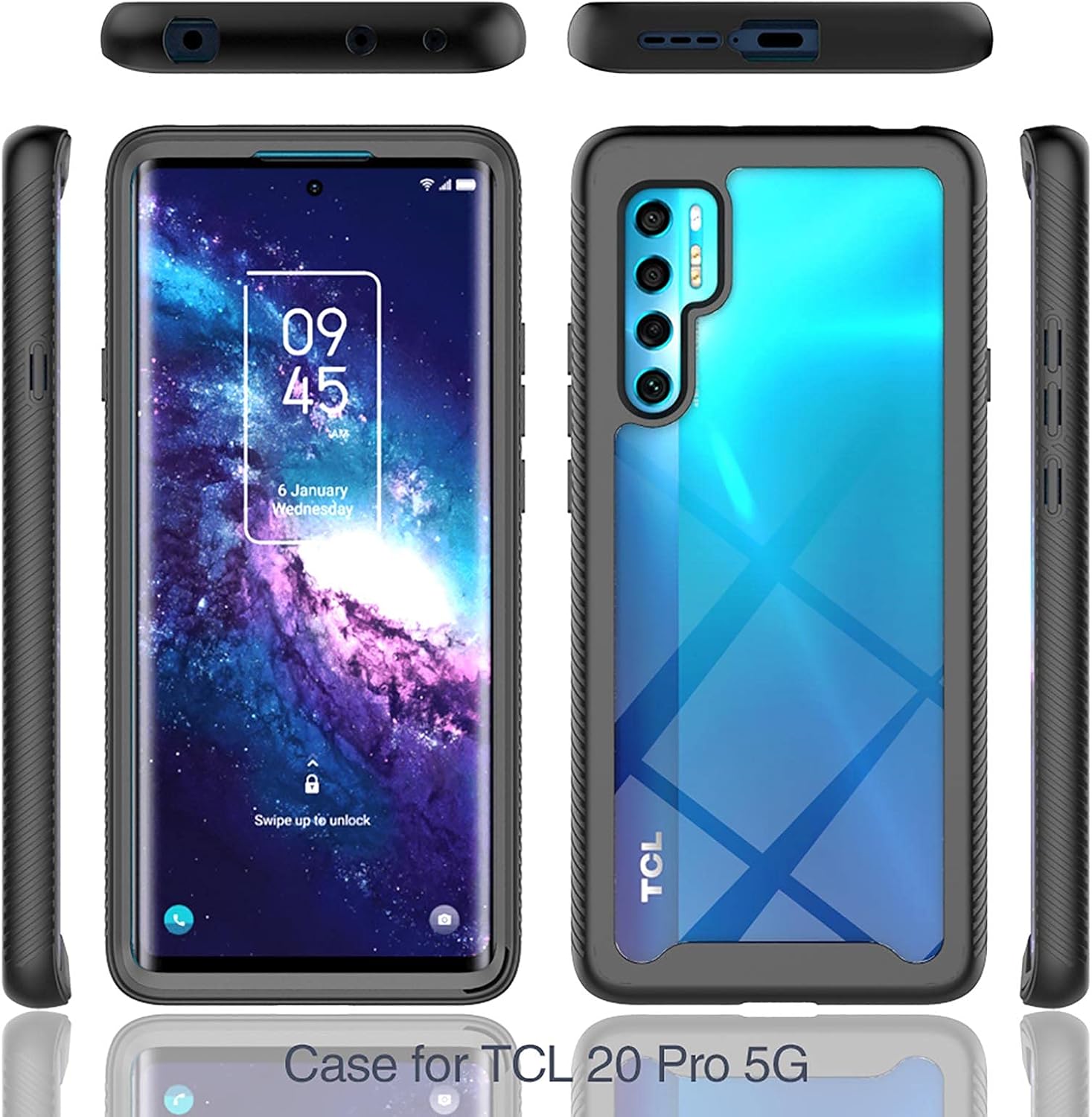 Coque De Protection Et Film écran Pour ATT Propel 2 / Motivate Pro 5G - Design à Motifs, Anti-choc TPU
