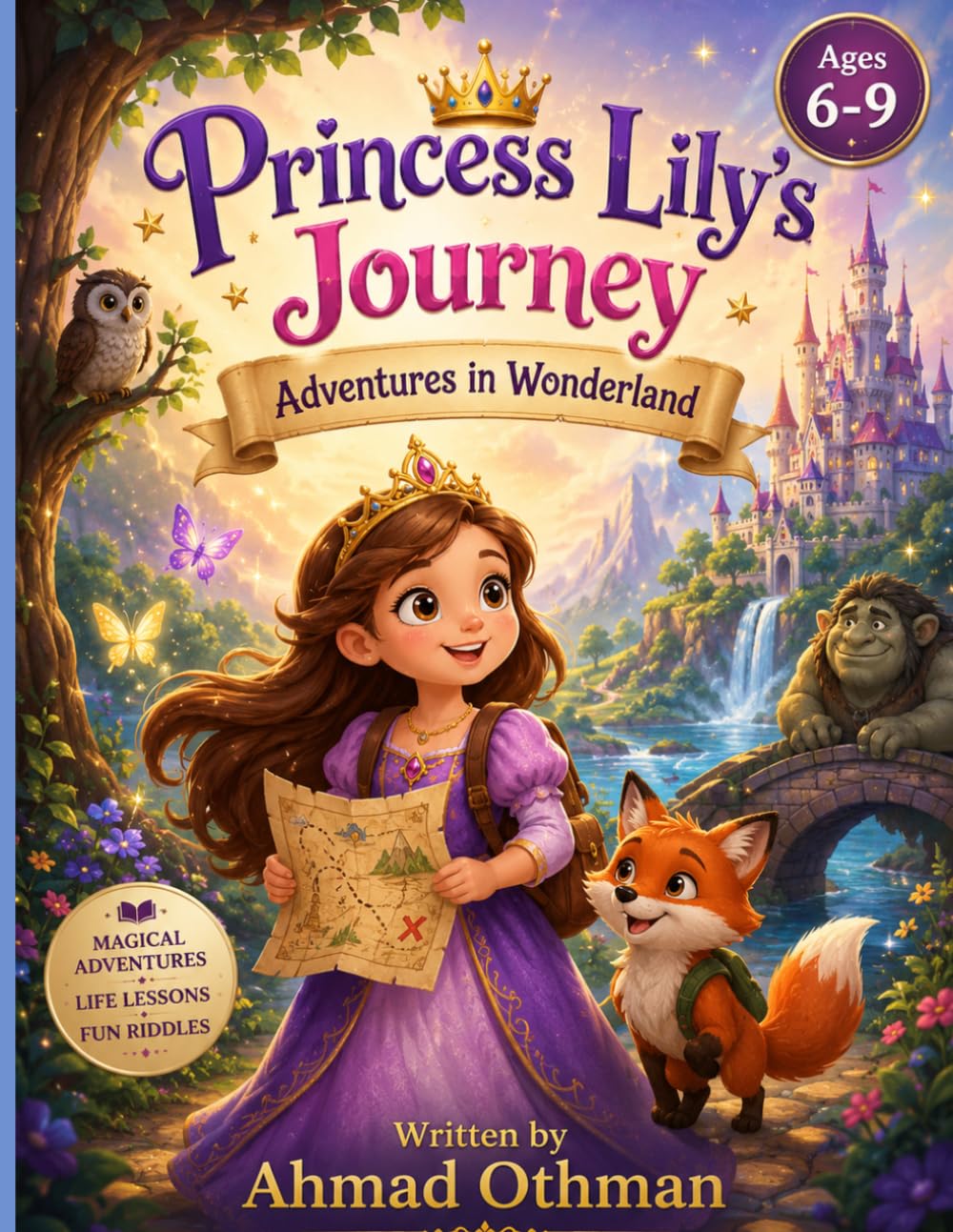 Princess Lily's Journey Adventures in Wonderland: Join Princess Lily on a magical adventure through enchanted forests, cloud castles, underwater ... friendship, courage, kindness, and wonder!