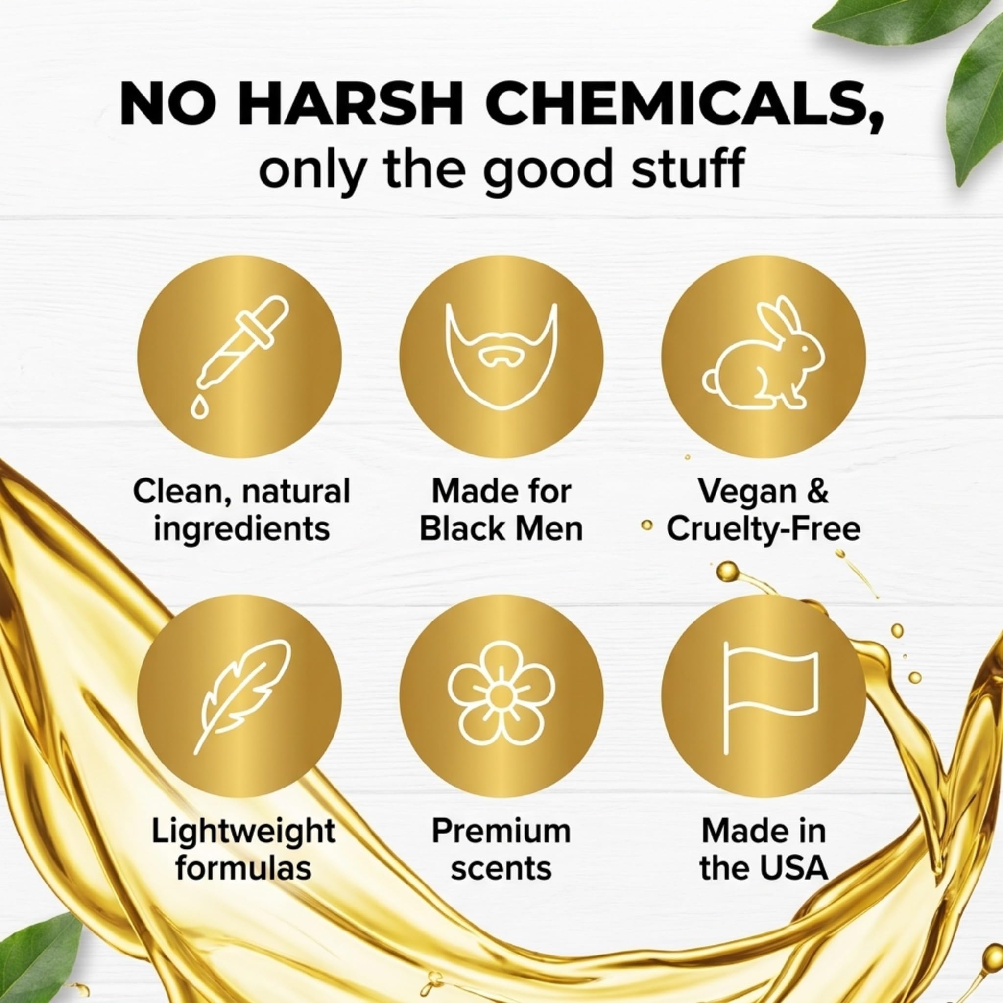 Golden Grooming Company Co. Beard Kit Bundle: Complete Bart Care - Bartöl, Balsam, Shampoo - Komplett Natürlich - Beruhigt, stärkt und pflegt Haar & Haut - Fördert das Wachstum & - Geschenk für