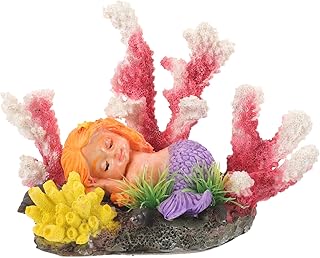 Ipetboom Simulated Coral Landscaping Fish Tank Ornaments Ocean Decorations Fish Bowl Decorations Mariposas Decorativas para Pared Mermaid Coral Figurine Imitation Coral Aquarium Resin