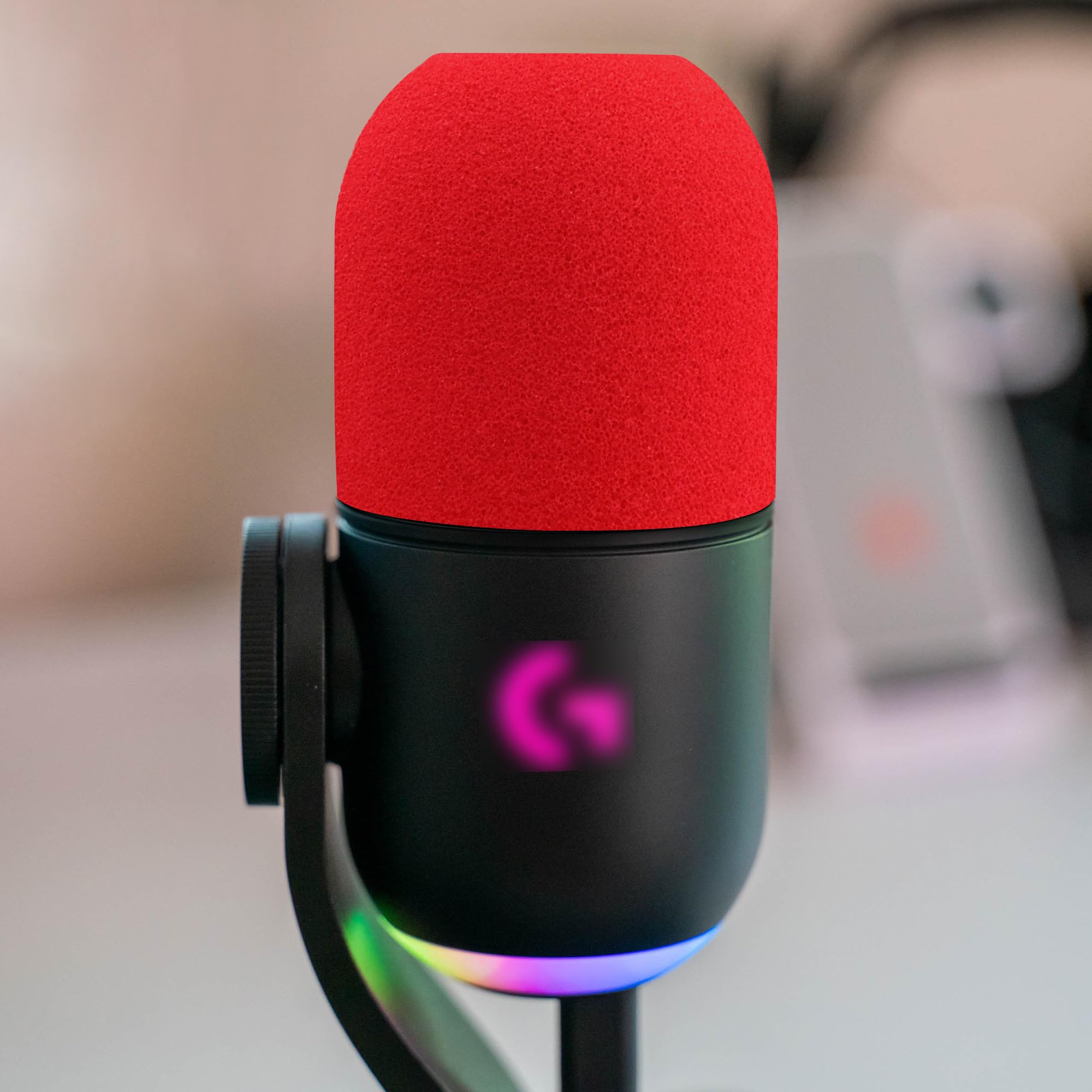 Amazon.com: LEFXMOPHY Red Windscreen for Logitech G Yeti GX