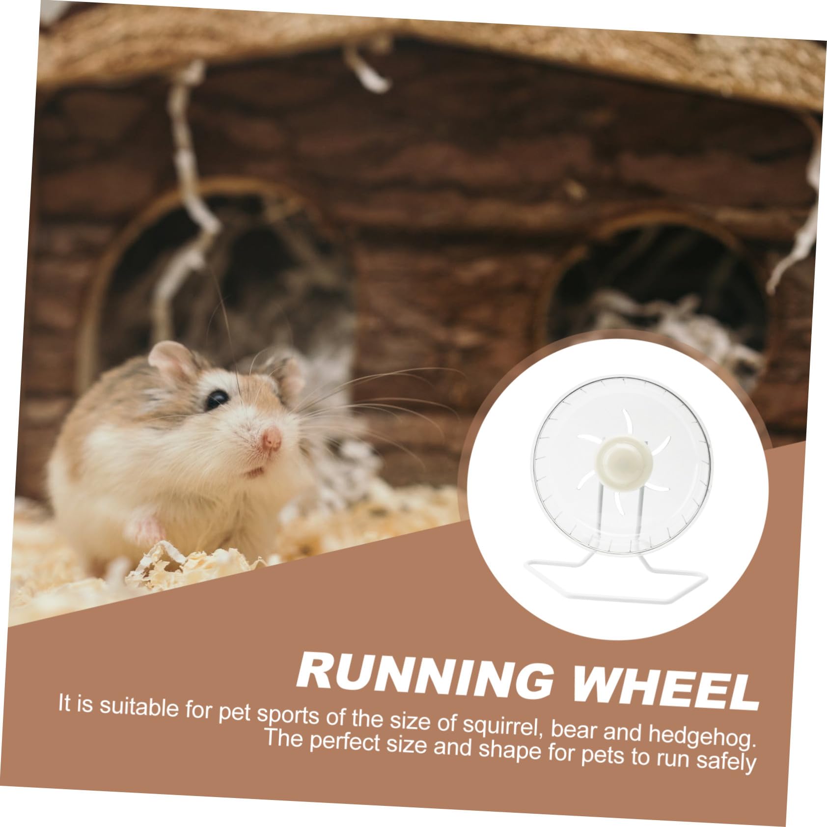 Leises Geeignet Kunststoff Eisen und Laufrad aus Hamsterlaufrad Vorbeugung Geräuscharmes zur von Übergewicht als Hamsterspielzeug Kleinen Haustieren für