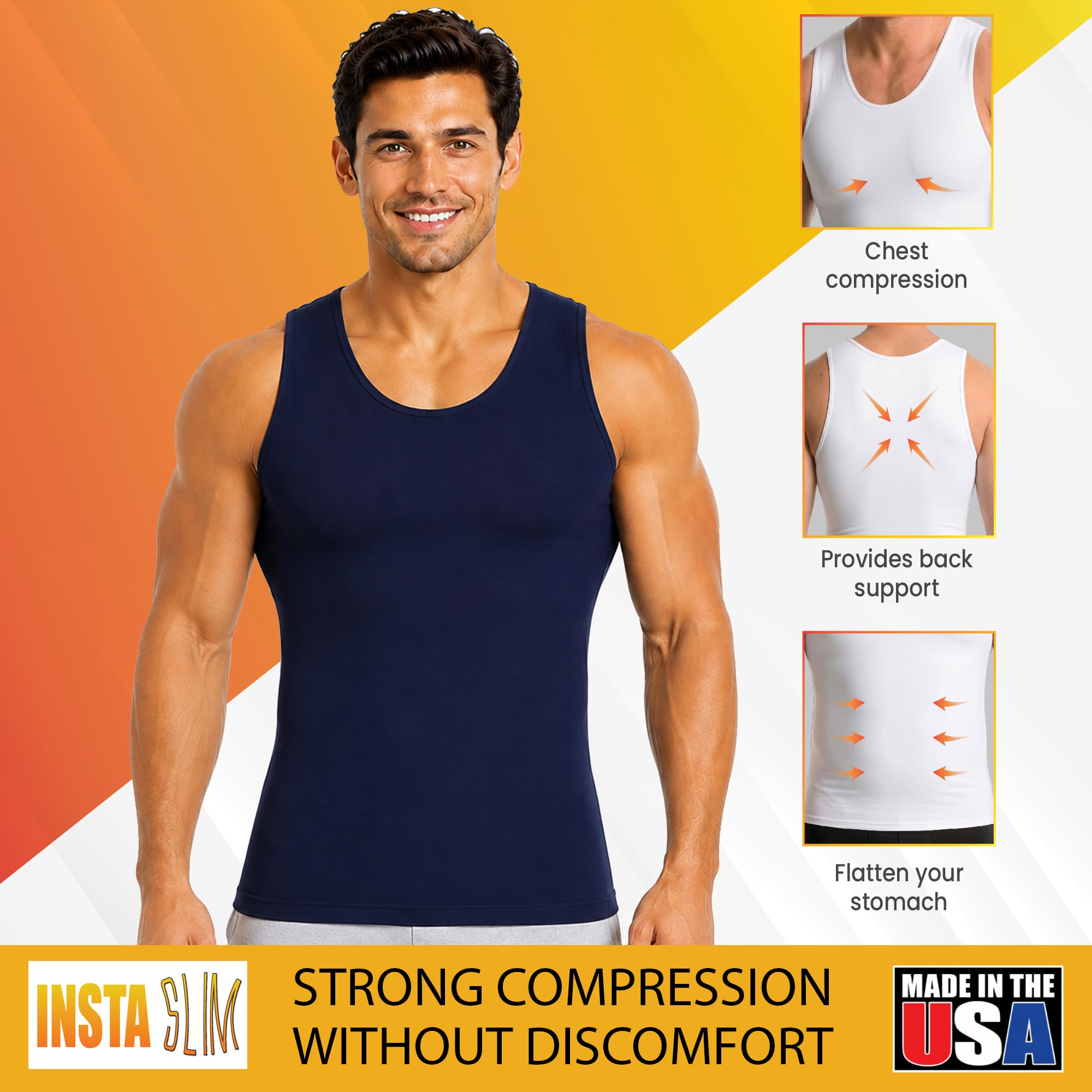 Insta Slim Herren Muscle Tank Tanktop