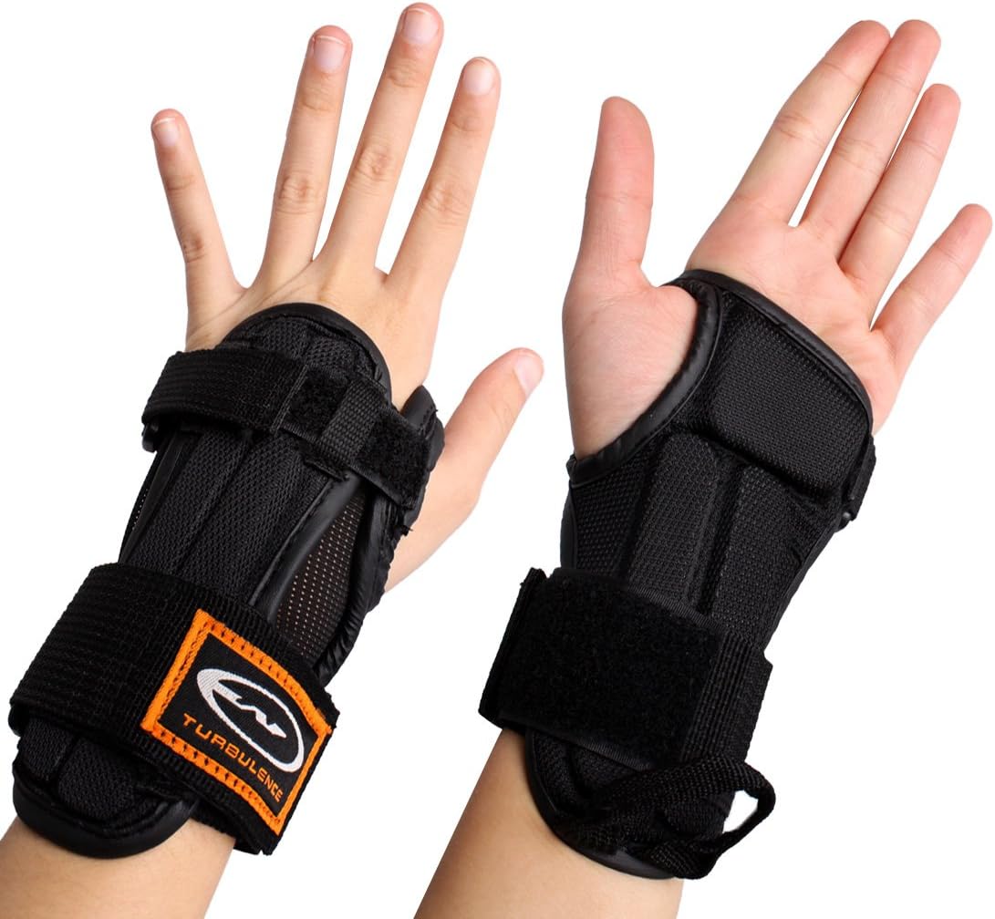 Andux 1 Pair Snowboard Wrist Guard Skate Wrist Protector HXHW-02 (S)