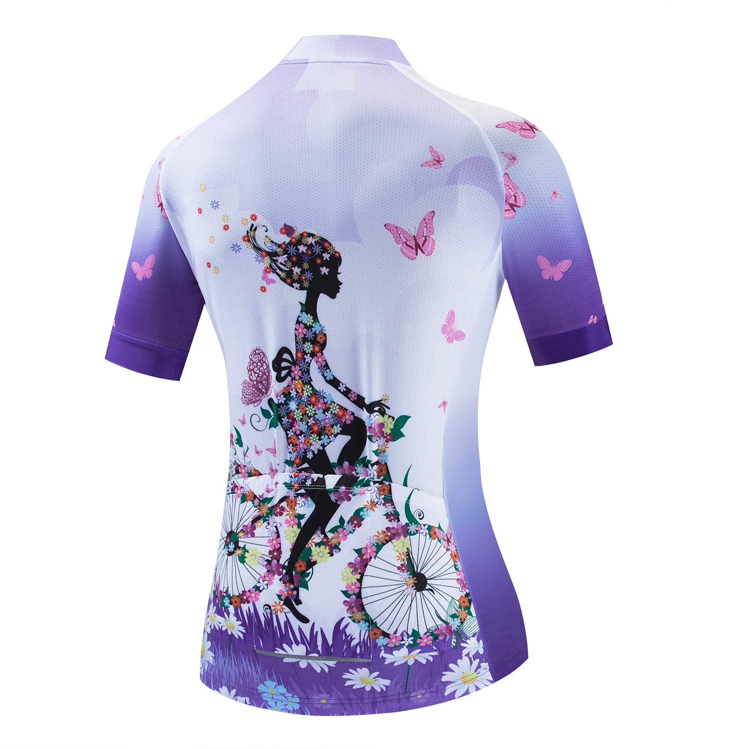 Women Cycling Jersey Top MTB Bicycle Clothing Female Team Cycle Wear Bike L