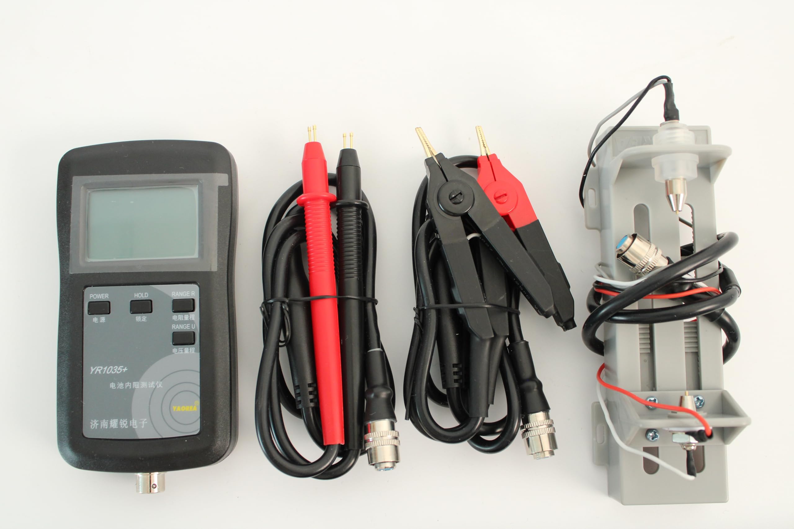 Misuratore di resistenza interna per batterie al litio YAOREA YR1035+ ad alta precisione, per batterie prismatiche (Combinazione 4)