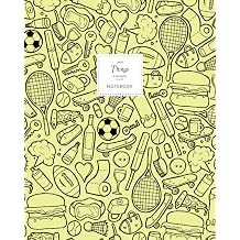 Things Notebook - Ruled Pages - 8x10 - Large Yellow Edition Fun notebook 192 ruled/lined pages 8x10 inches / 20.3x25.4 cm / Large Jotter