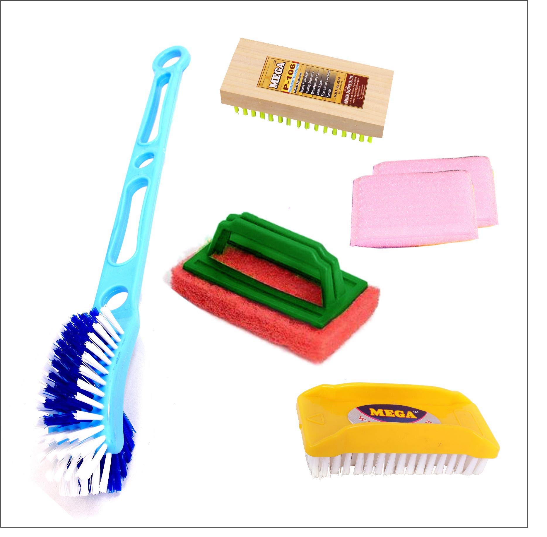 B-CLEANS+ 2箱セット VENUS Bathroom Cleaning Combo (Multicolor, 6 Piece) (HWN12