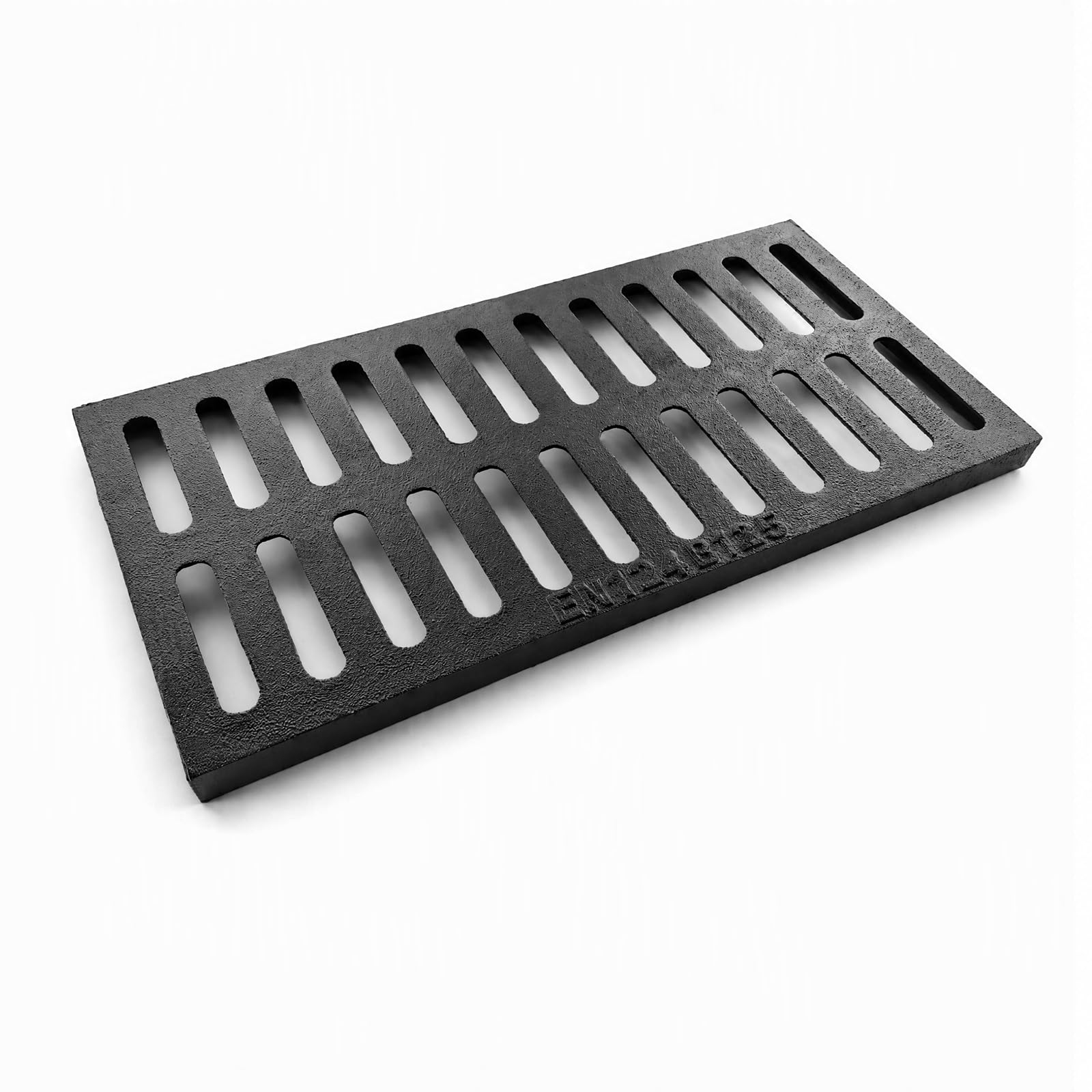 PYGHWNXH 18*30 in Cast Iron Drain Grate,B125 Metal Outdoor Drain Cover 2pcs