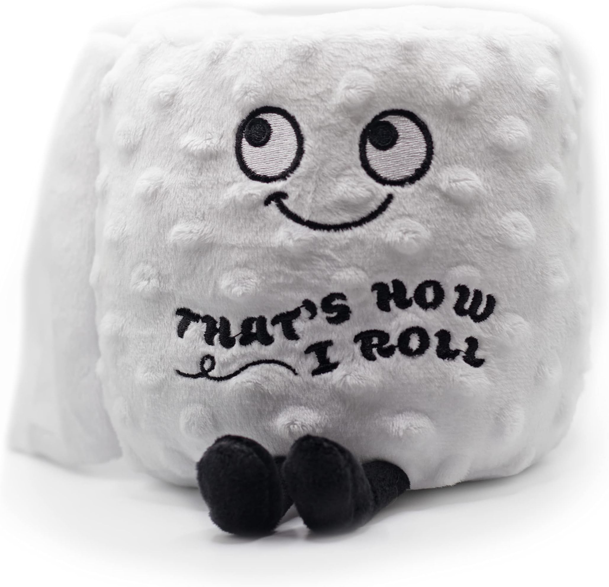 - Toilet Roll Plushie - That's How I Roll Silly Toilet Paper Plush, Cute & Sassy Plush Toy for Gifting