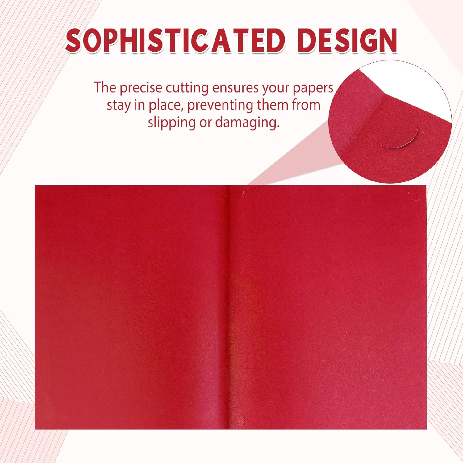 gisgfim 15Pcs Certificate Holders Diploma Covers Single Sided Gold Foil Border Award Certificate Covers for Letter Size 8.5x11 Certificates Cardstock Document Papers Storage Organizer (Bright red)