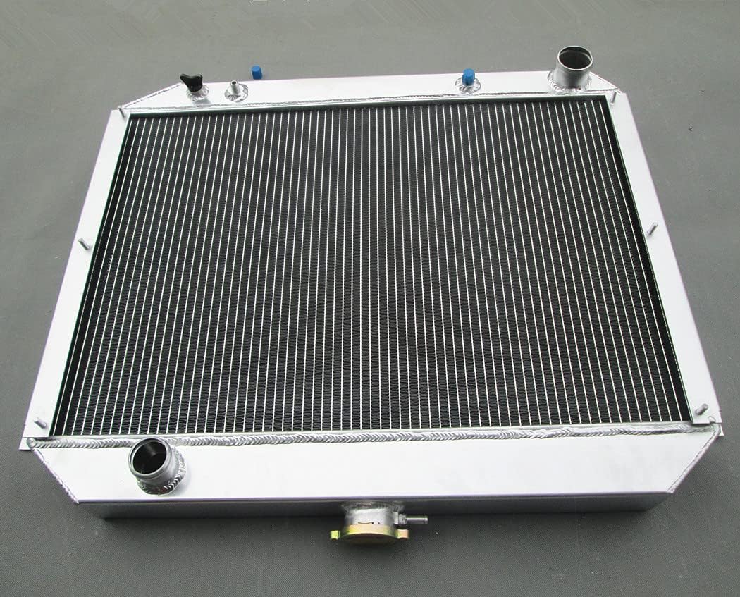 3 Rows Full Aluminum Radiator For 1966-1970 Chrysler 300,Dodge Monaco Polara,Plymouth Fury 7.2L AT