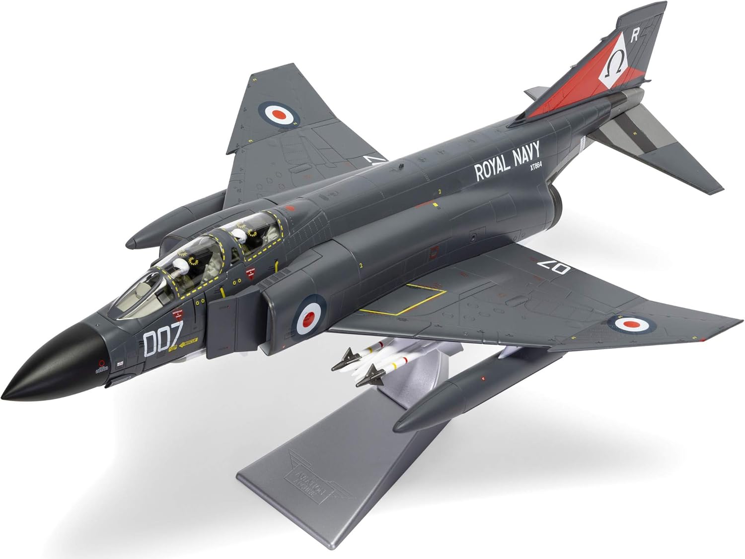 Buy 1 get 1 🔥 Corgi Diecast Mcdonnell Douglas Phantom FG.1 HMS Ark Royal 1:48 Military Aircraft Display Model AA27901 , Black