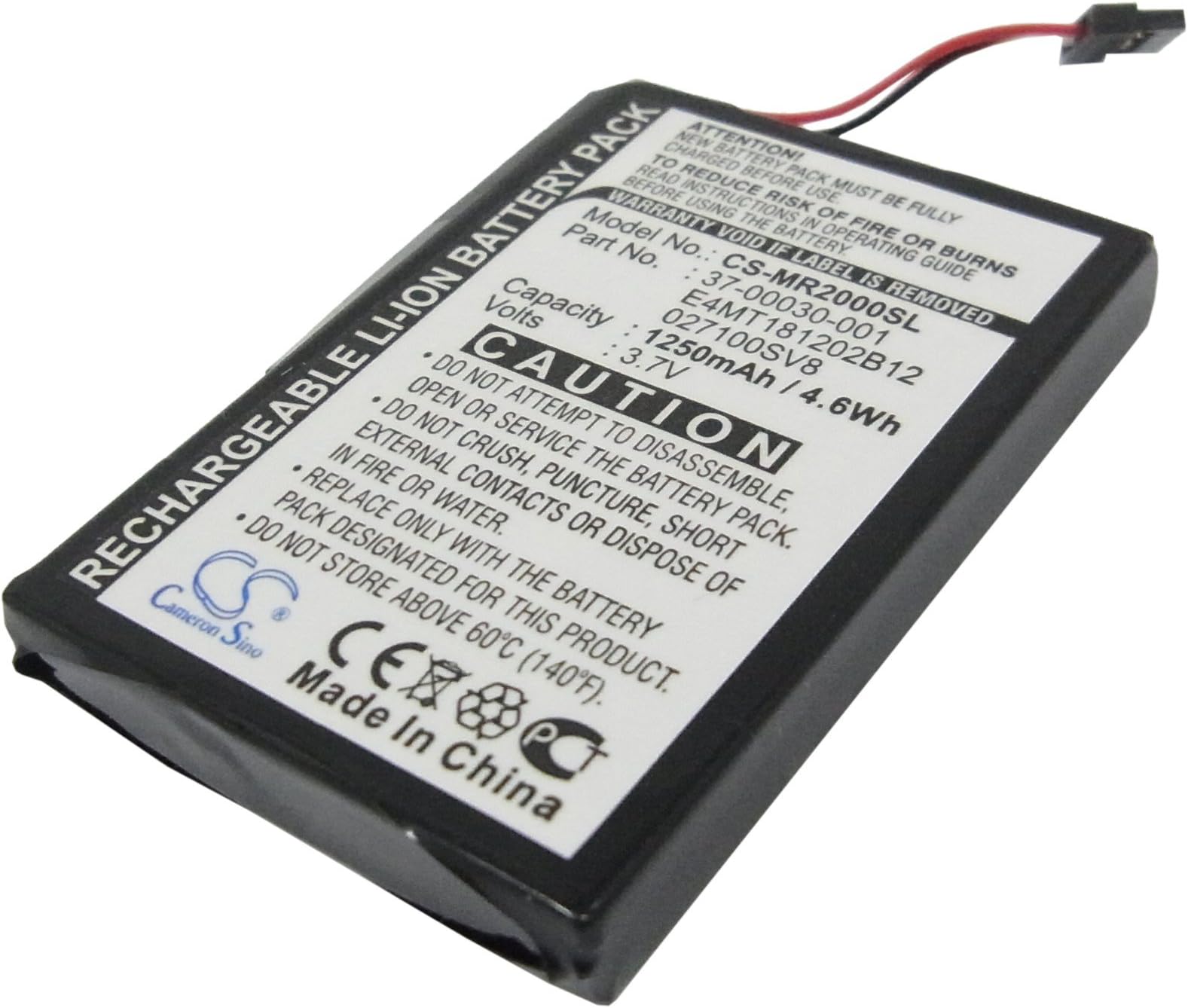 battery for Magellan RoadMate 2000, RoadMate 2200T, RoadMate 2250T