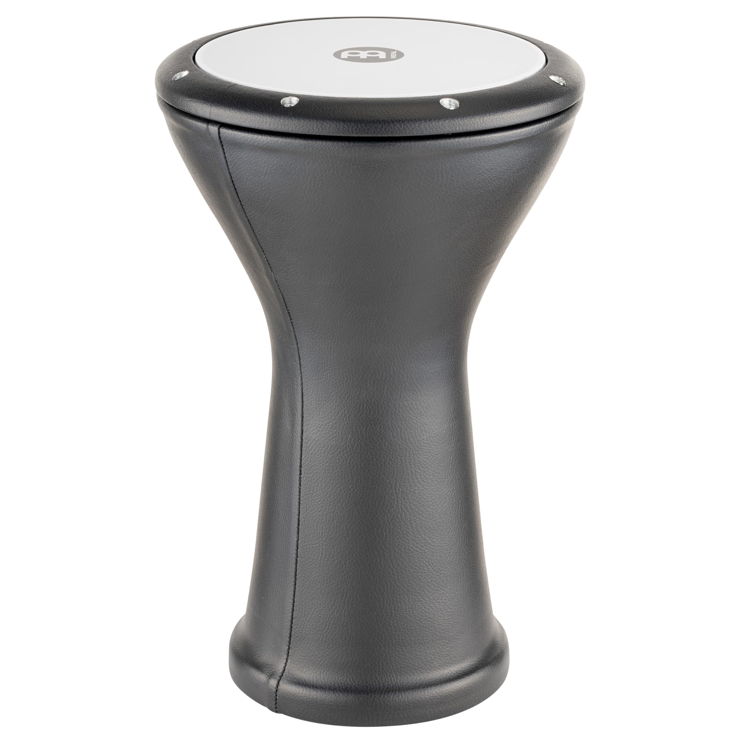 Meinl Percussion Aluminum Bass Doumbek - Large Handdrum - Synthetic Head - Diameter 10 Inches - Aluminum, Black (HE-3200)