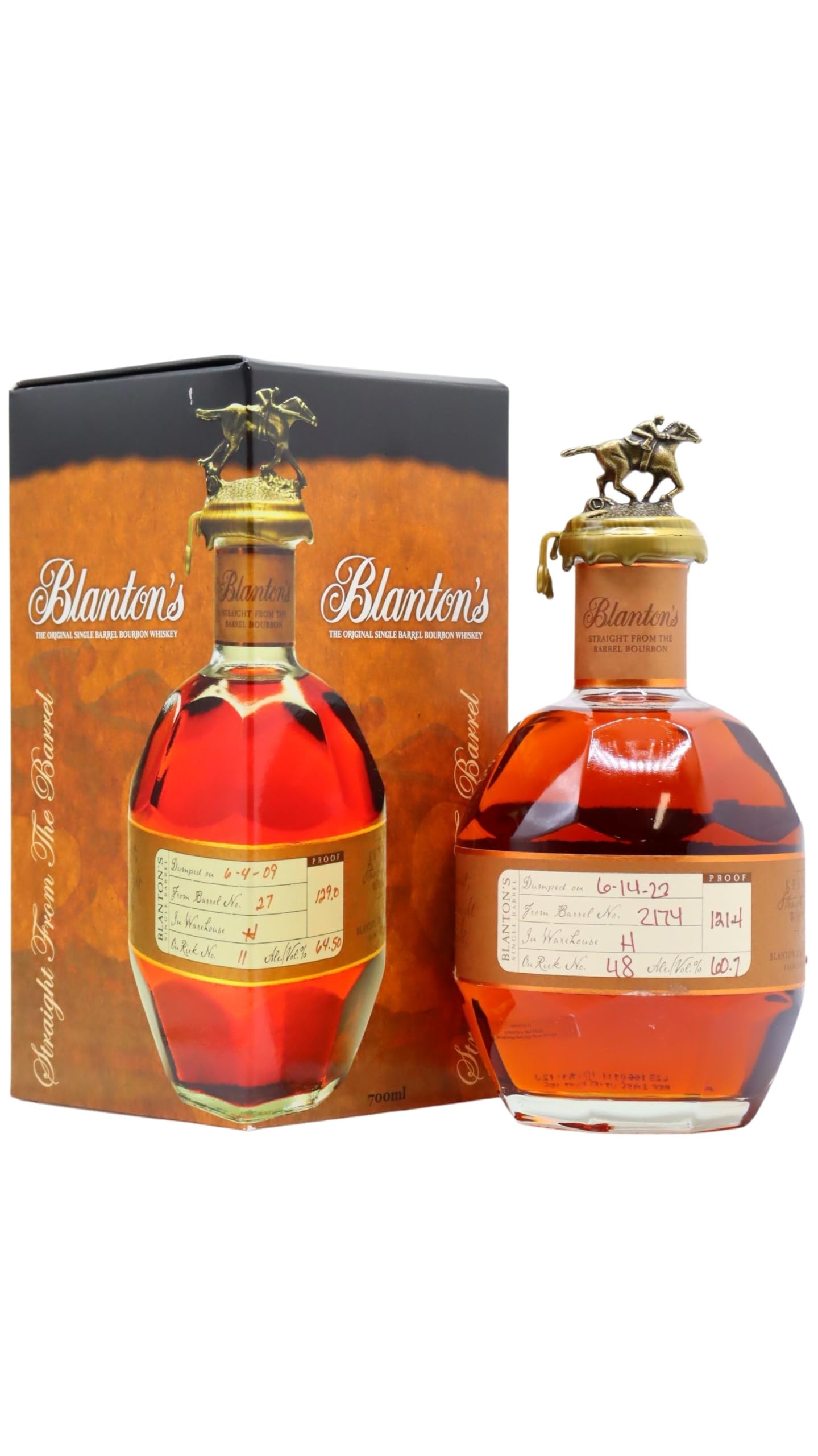 Blanton's - Straight From The Barrel - Single Cask #2174 - Whiskey 70cl 60.7% ABV