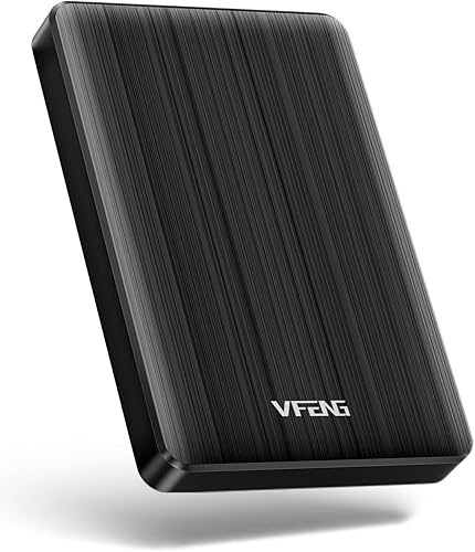 VFENG Disco duro externo portátil de 1 TB, disco duro USB 3.0 ultra delgado de 2.5 pulgadas, compatible con Mac, Xbox, PS4, PC, laptop, Xbox One360,