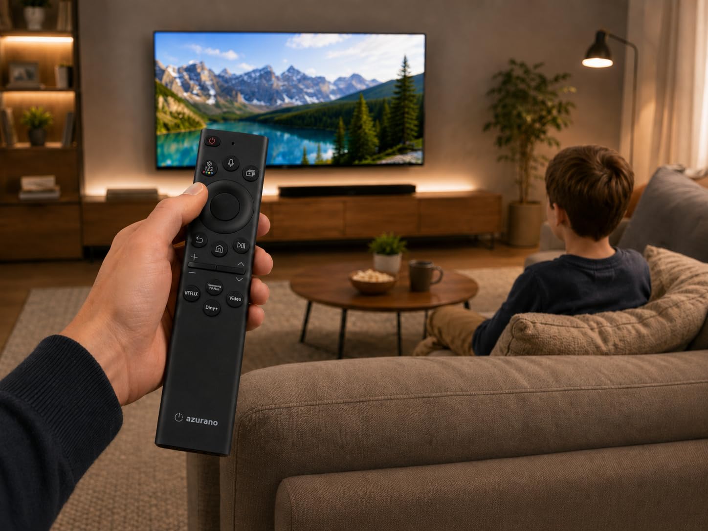 Ersatz für Samsung Fernbedienung BN59-01385B, BN59-01385A, TM2280E - USB-C, Eco Solar & Sprachfunktion - GQ43QN90 GQ43QN92 GQ43QN93 GQ43QN94 GQ55S95 GQ65S95. - SUB BN59-01391B, TM2281E
