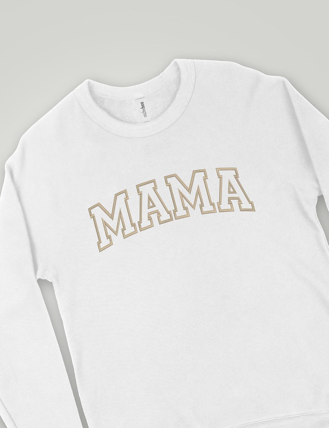 Embroidered Mama Sweatshirt For Women - Mama Crewneck Sweatshirt - Mom Sweater