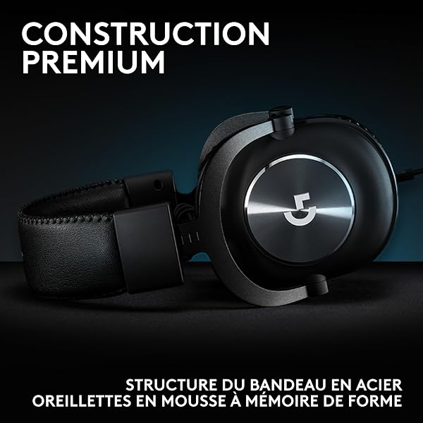 Logitech G Pro X SE Wired Gaming Headset with Microphone: Detachable Microphone, DTS Headphone:X 7.1, for PC, Xbox One, Xbox Series X|S, PS5, PS4, Includes USB DAC - Black - 4