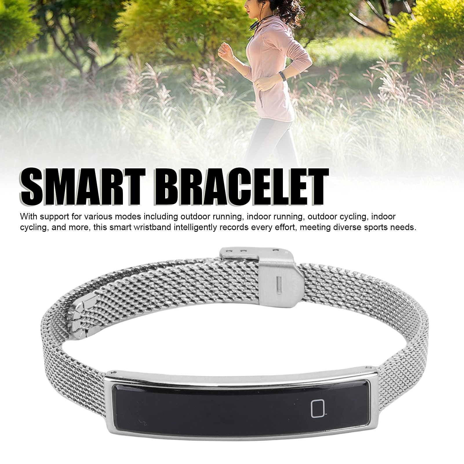 Dpofirs Braccialetto Smart Sanitario, Bracciale Intelligente Indossabile e Tracker Fitness per modalità Multi Sport, Braccialetto Sanitario per Donne Donne