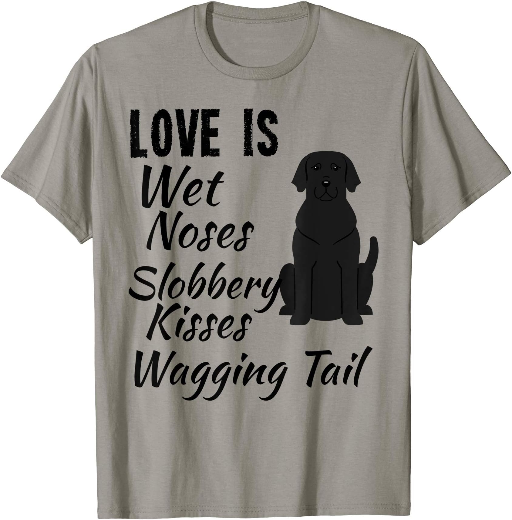 Black Labrador Retriever Gifts I love My Dog Black Lab T-Shirt