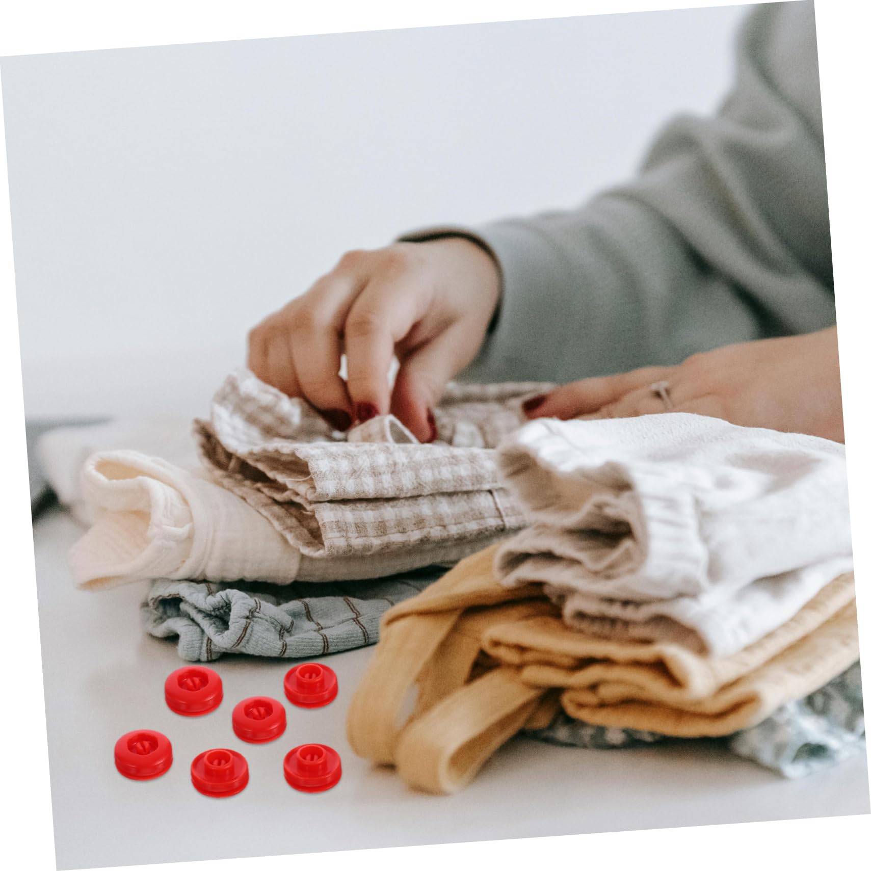 NUOBESTY 300juegos Botones Presión De Plástico Para Ropa y Manualidades Botones Fácil Instalación Para Bebés y Proyectos De Costura