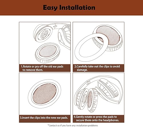 Miniatura 4 de DowiTech Almohadillas profesionales de repuesto para auriculares compatibles con auriculares HP OMEN 800 OMEN800