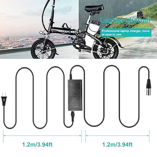 Miniatura 7 de Tree - Cargador de batería de scooter de 60 W para bicicleta eléctrica LASHOUT, cargador de litio de 24 V 2 A, compatible con silla eléctrica Jazzy,