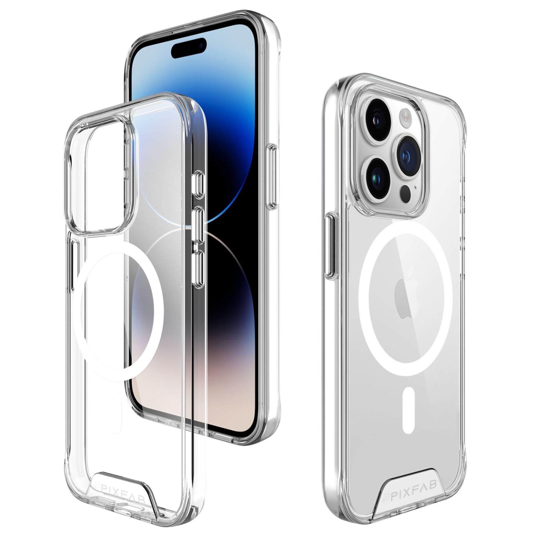 Clear Case For Apple iPhone 16 15 14 13 Pro Max MagSafe Card Holder Wallet Cover - Picture 22 of 39