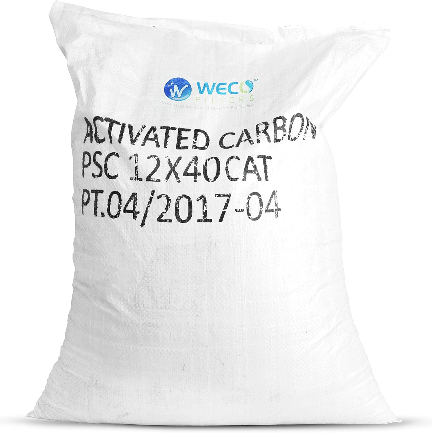 WECO Coco Shell Catalytic Carbon for Water Filters - Replacement Media for Chlorine, Chloramine, Iron, Sulfur Removal and More - 1 cu.ft (12 X 40 MESH)