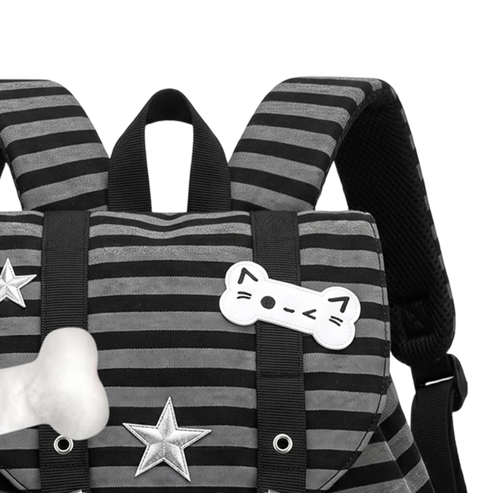 Zaino per Ragazze Fibbia magnetica a stella con charm gatto e spazio