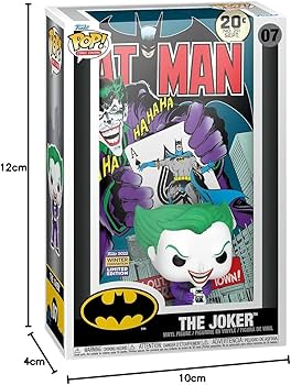 Funko Pop Comic Covers DC 07 The Joker CCXP 2022 | Amazon.com.br Funko Pop Comic Covers DC 07 The Joker CCXP 2022 | Amazon.com.br