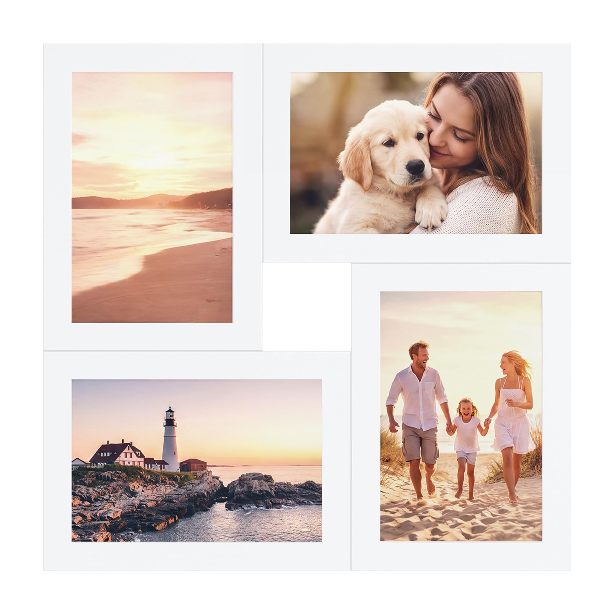 SONGMICS Picture Frames Wall Hanging, Set of 4, 4 x 6 inches — image 1