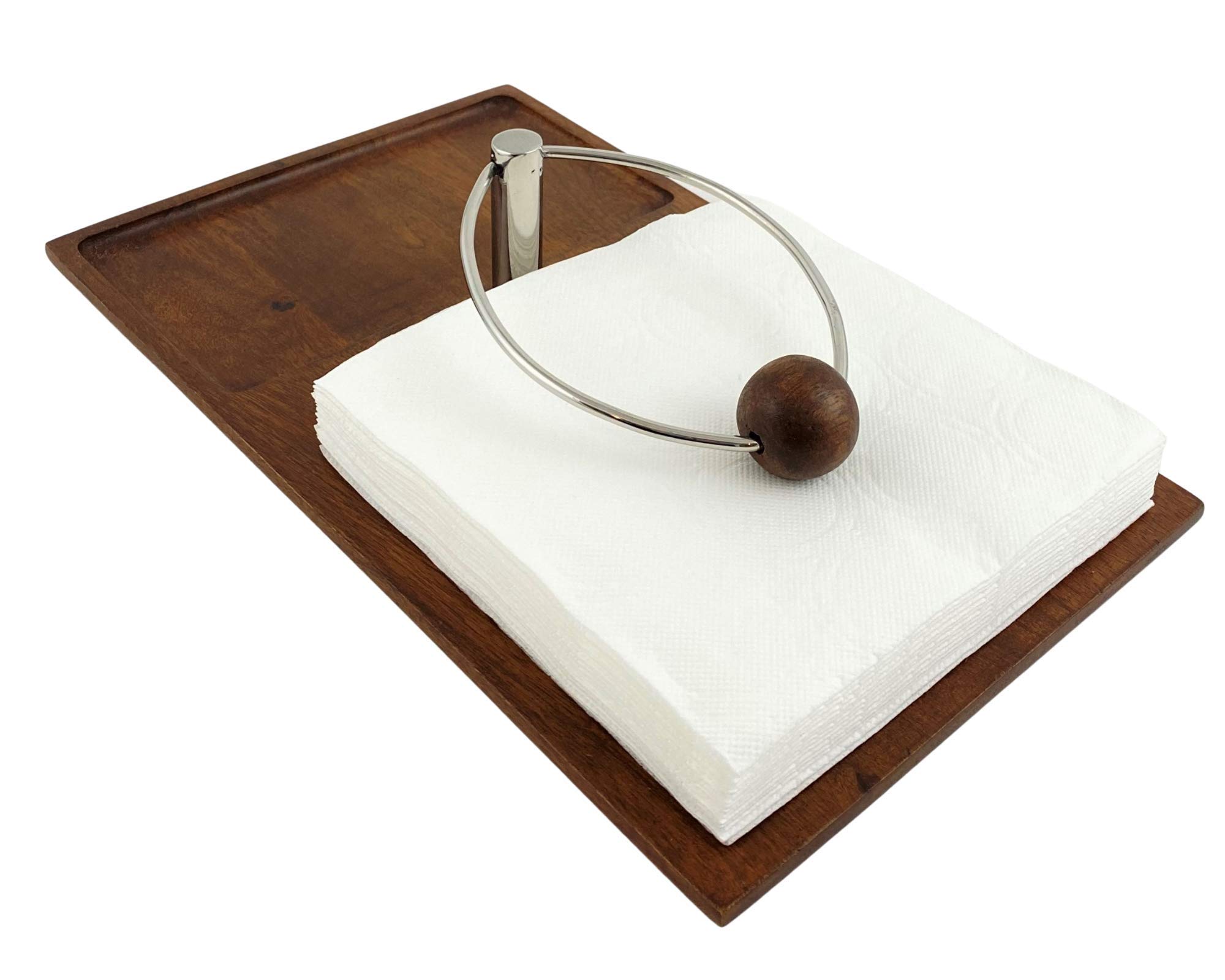 Buy Table and Bloom Napkin Holder with Weighted Arm Rustic Napkin