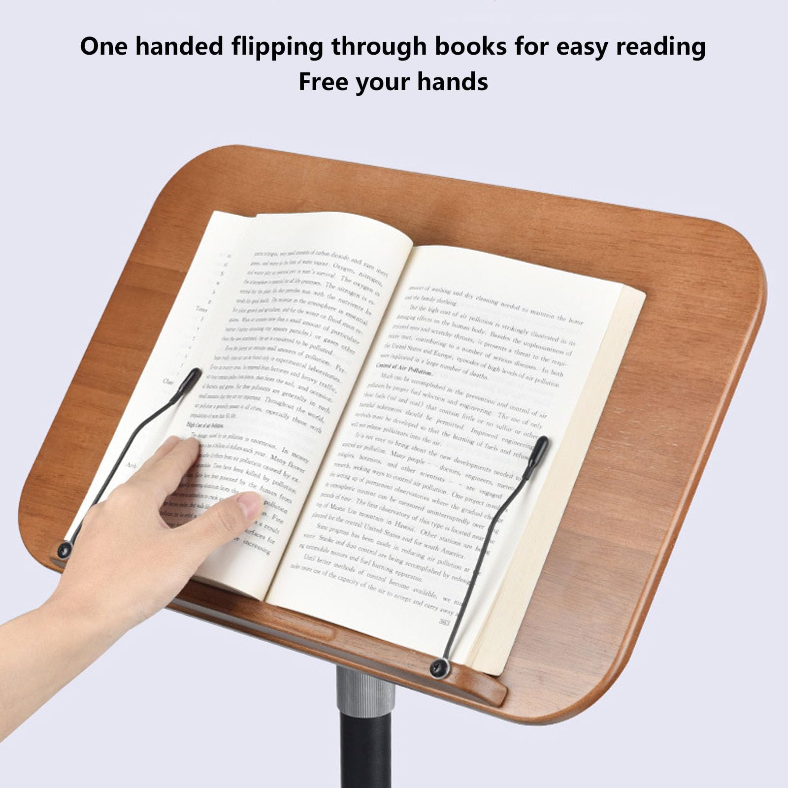 Klappbarer Notenständer, 2-in-1 Schreibtisch-Buchständer, höhenverstellbar, 50 - 180 cm, für Musiker und Studenten