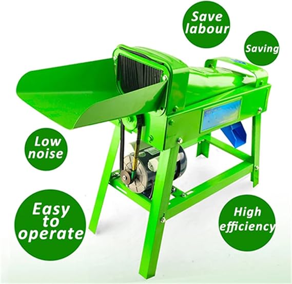 Electric Corn Sheller Machine, Automatic Corn Stripping Machine 2800 RPM Dry Corn Sheller Threshing Machine, Corn Thresher Remover Tools for Corn on The Cob