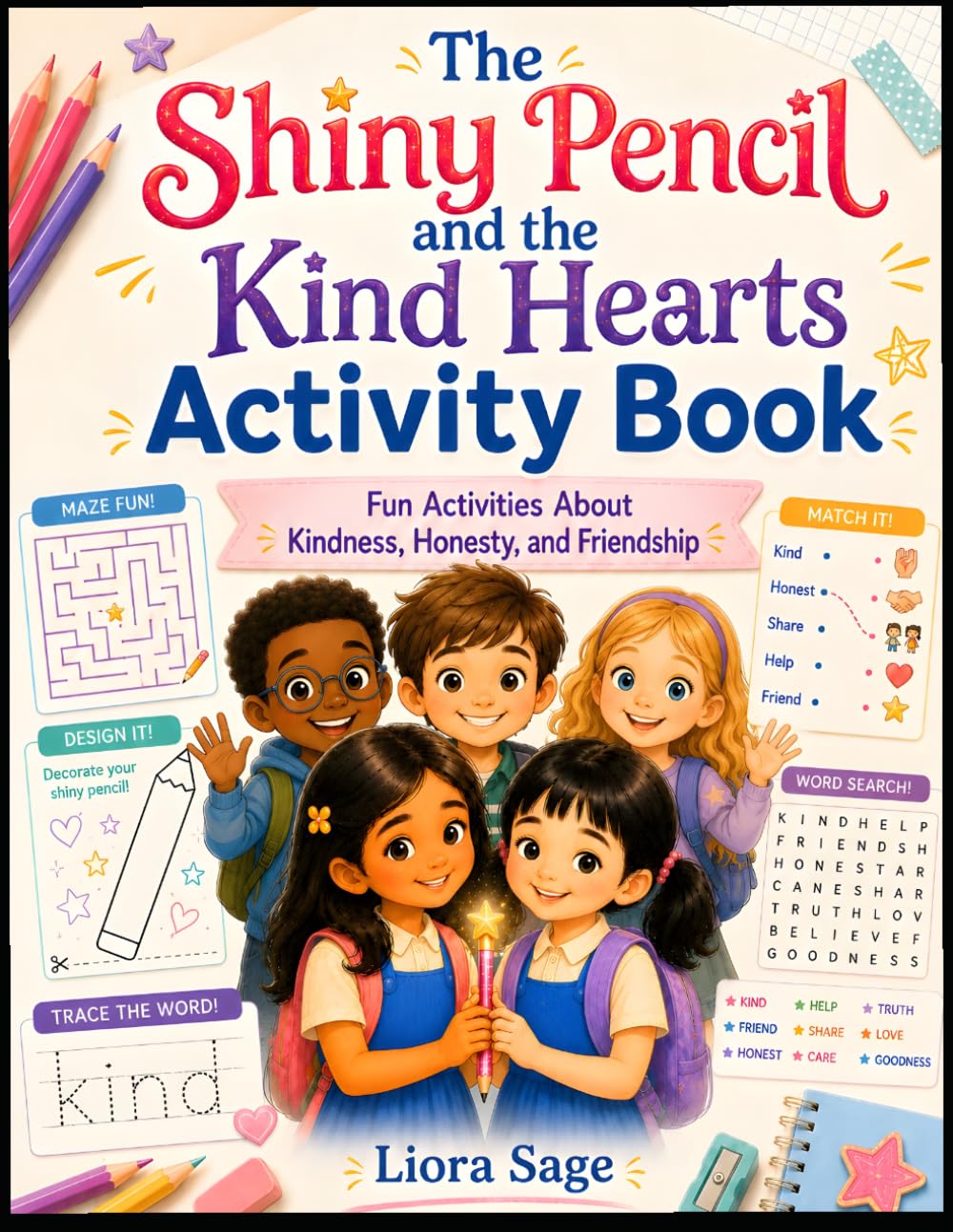 The Shiny Pencil and the Kind Hearts Activity Book: Fun activities about kindness, honesty and friendship