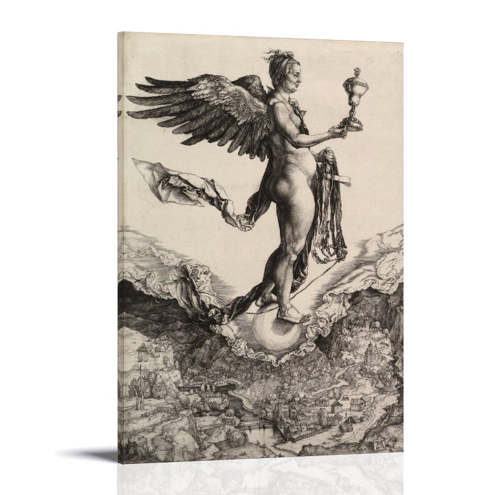 Gravure ailée vintage Albrecht Dürer poster impression sur toile - 8